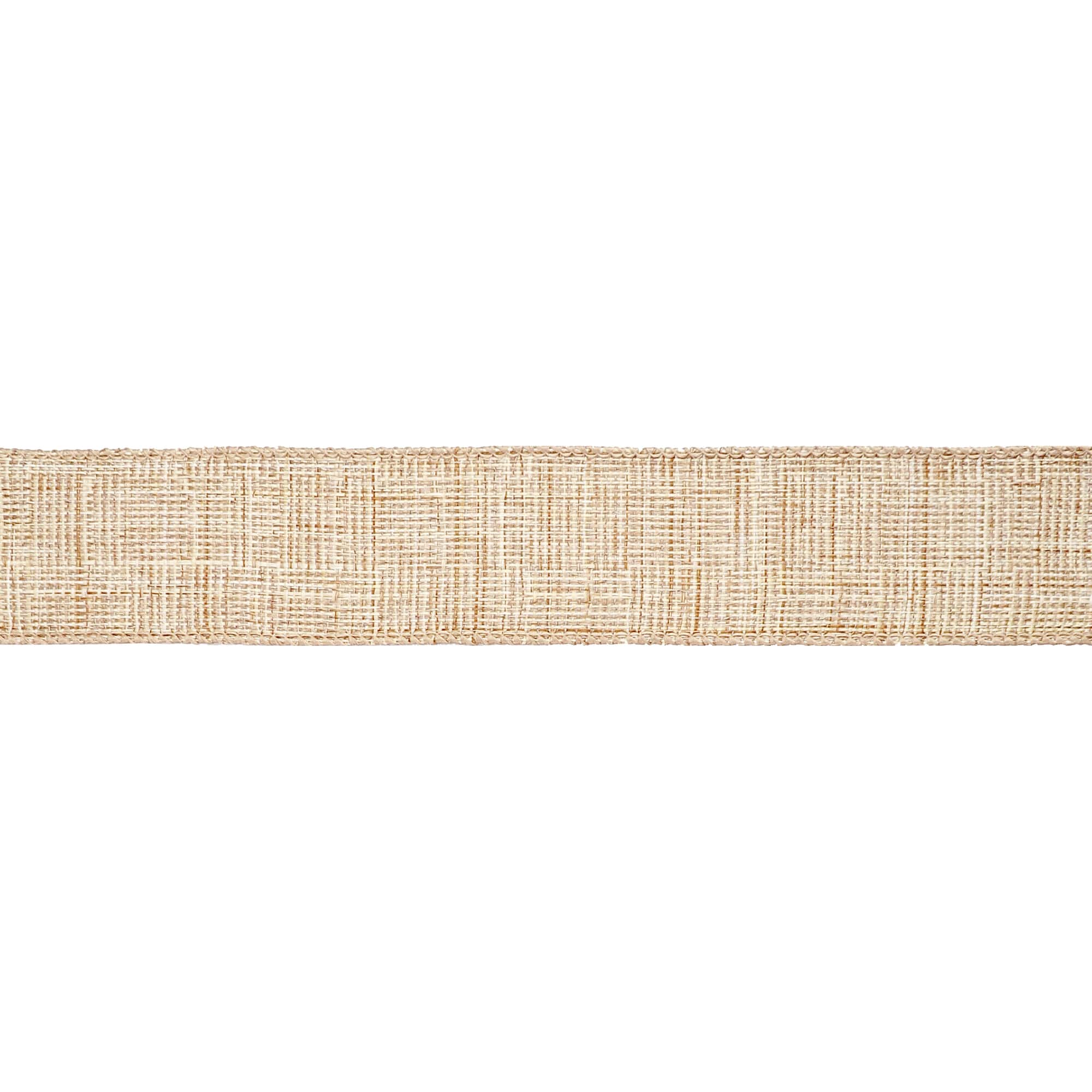 1.5" x 3yd. Textured Wired Linen Ribbon by Celebrate It®